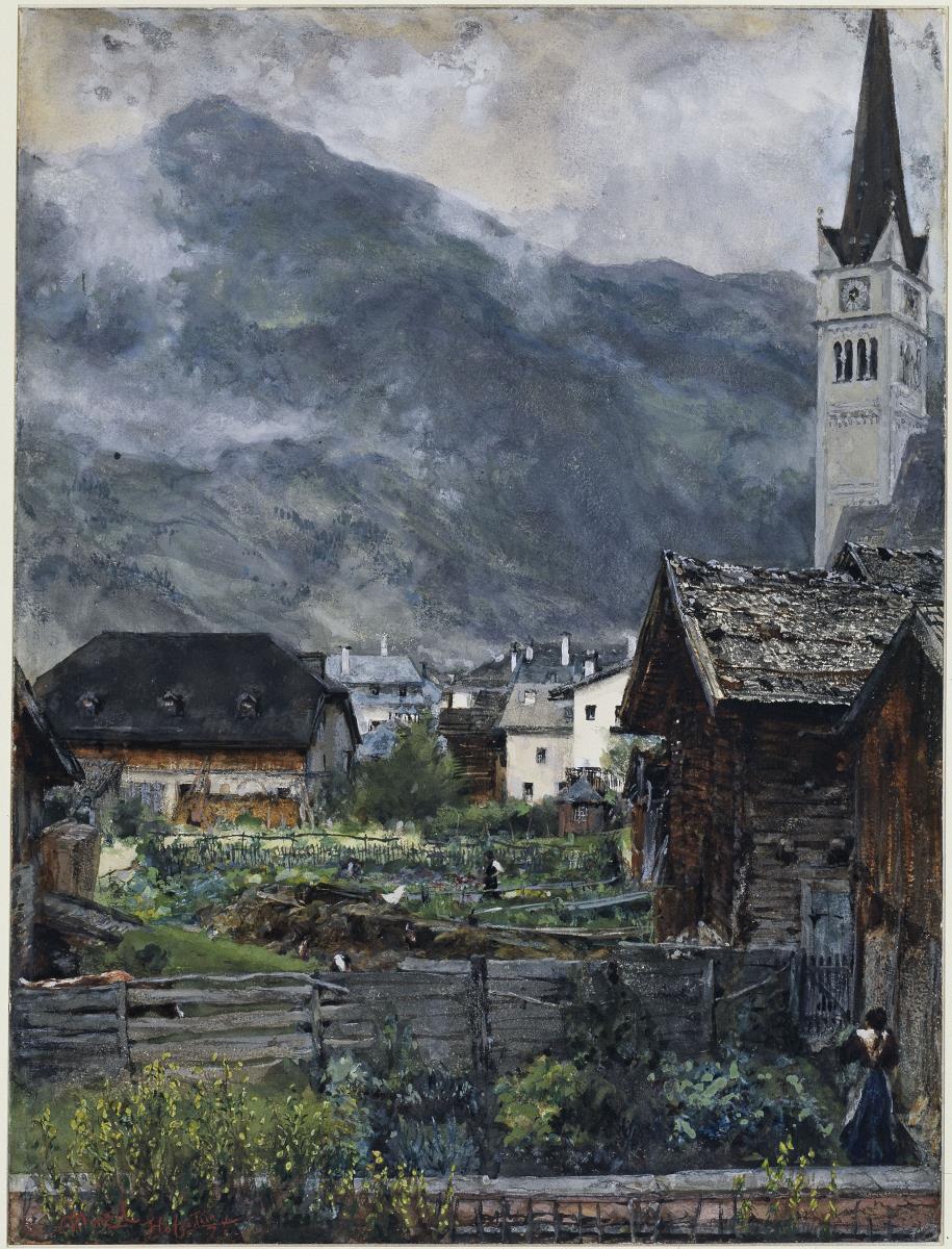 Blick von der Villa Herrmann auf das Tal von Hofgastein