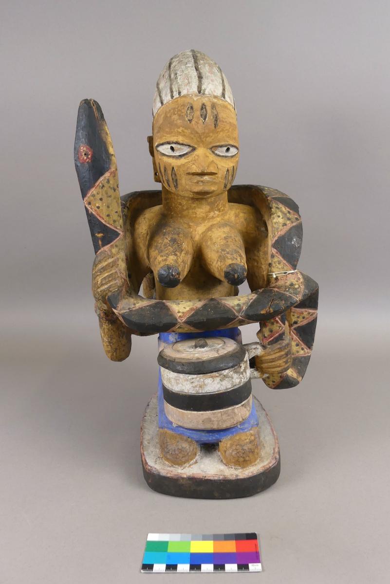 Frau mit Kind (Mami Wata ?)