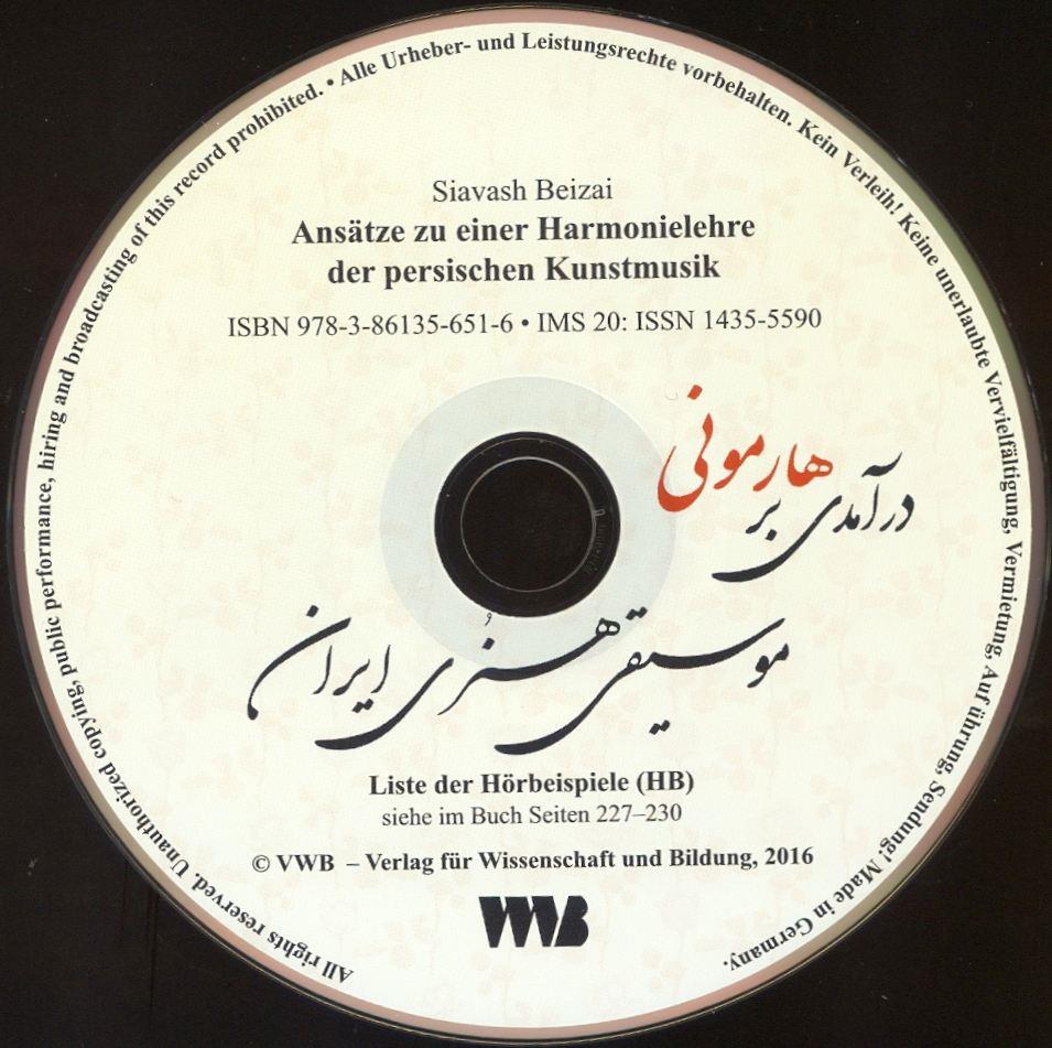 Ansätze zu einer Harmonielehre der persischen Kunstmusik