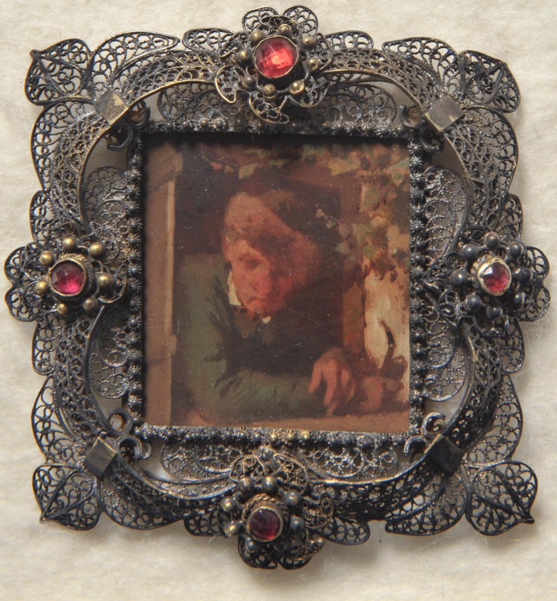 Alter Mann. Miniatur aus der Sammlung Loewe