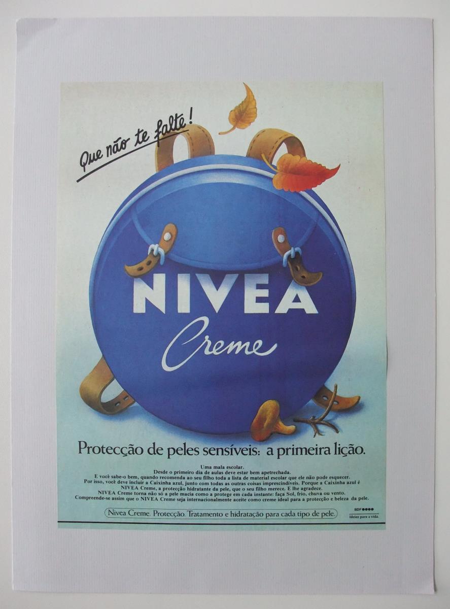 Nivea-Creme "Protecção de peles sensíveis: a primeira lição."