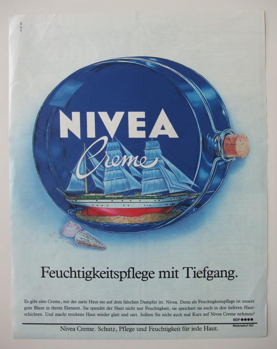 Nivea-Creme "Feuchtigkeitspflege mit Tiefgang"