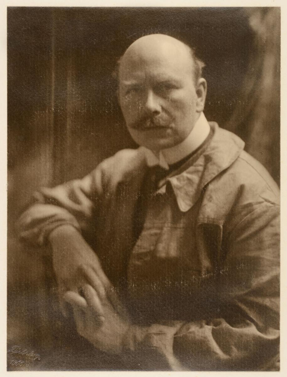 Porträt des Künstlers Arthur Kampf