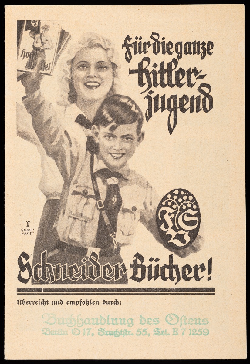 Für die ganze Hitlerjugend. Schneider Bücher!
