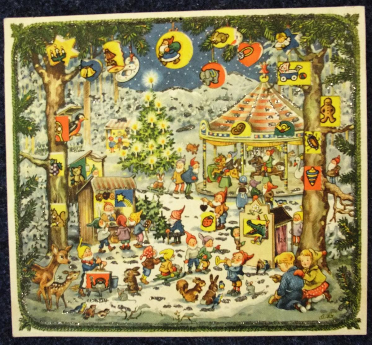 Karussell im Wald [Zwergenweihnachtsmarkt im Wald]