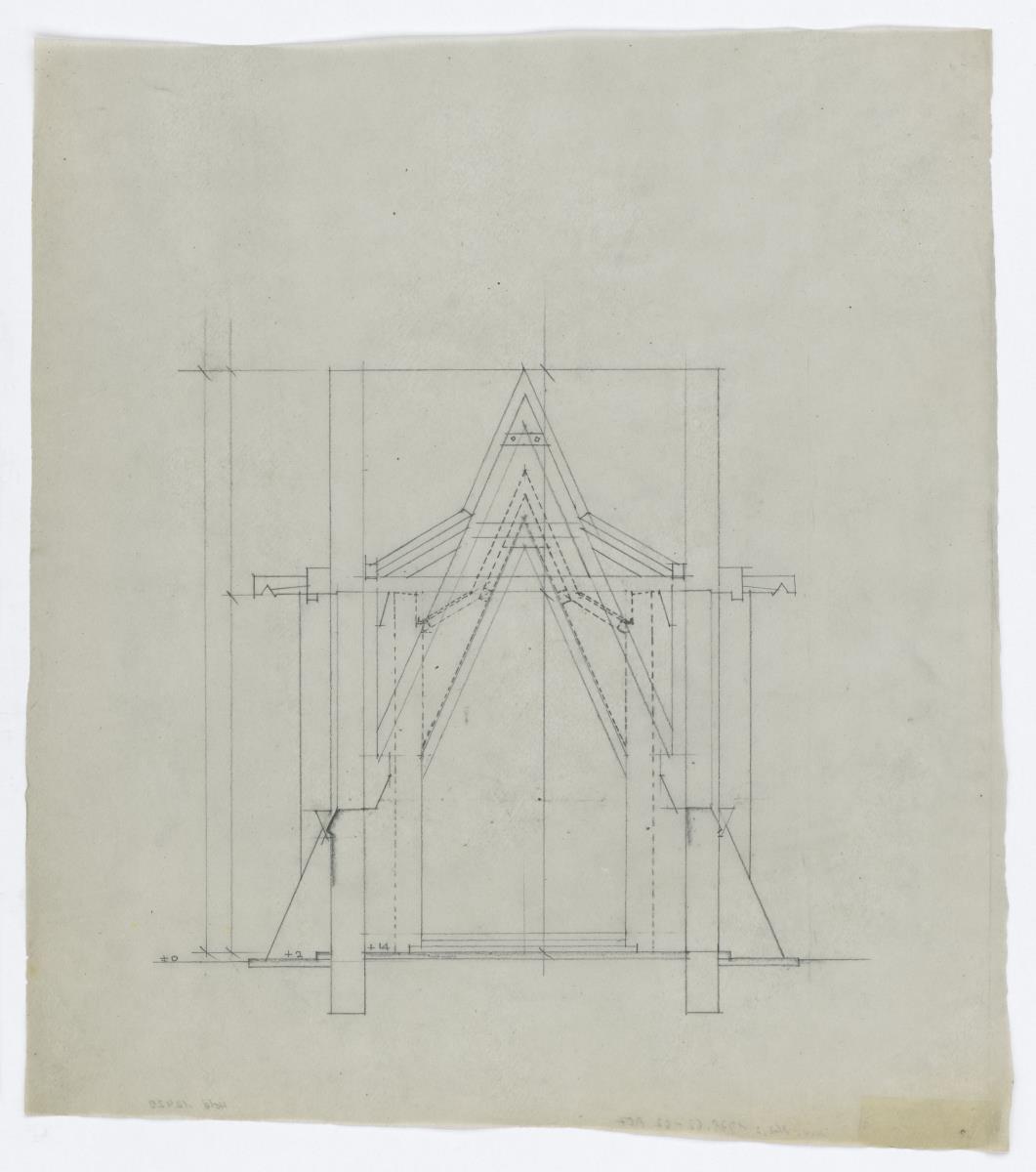 Gewerbeausstellung Dombauhütte, München, Querschnittprofil