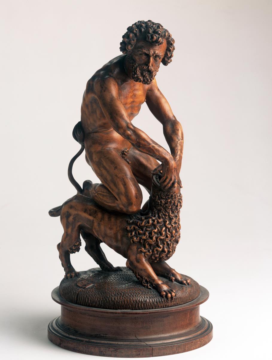Samson kämpft mit dem Löwen