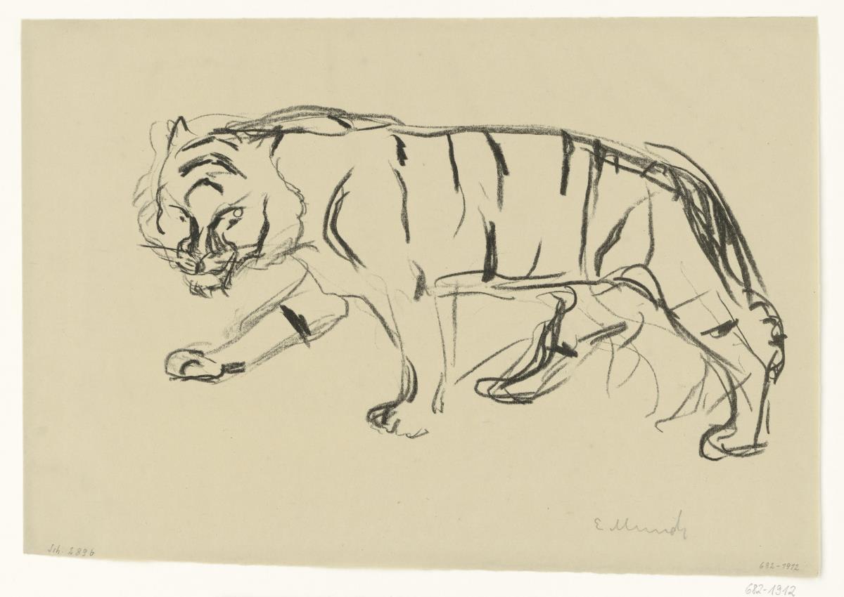 Schreitender Tiger