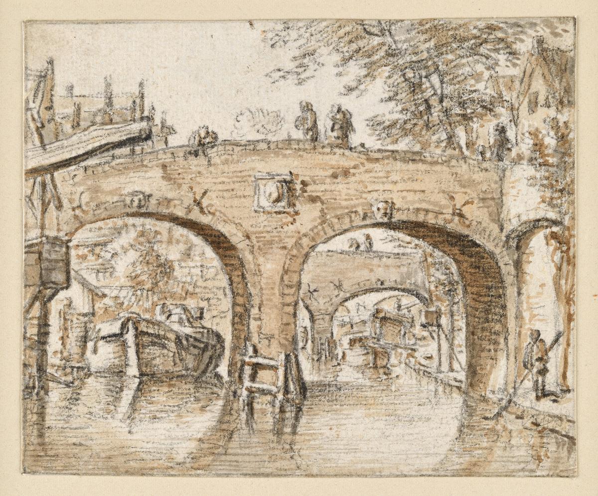 Utrecht, Oude Gracht mit mehreren Brücken