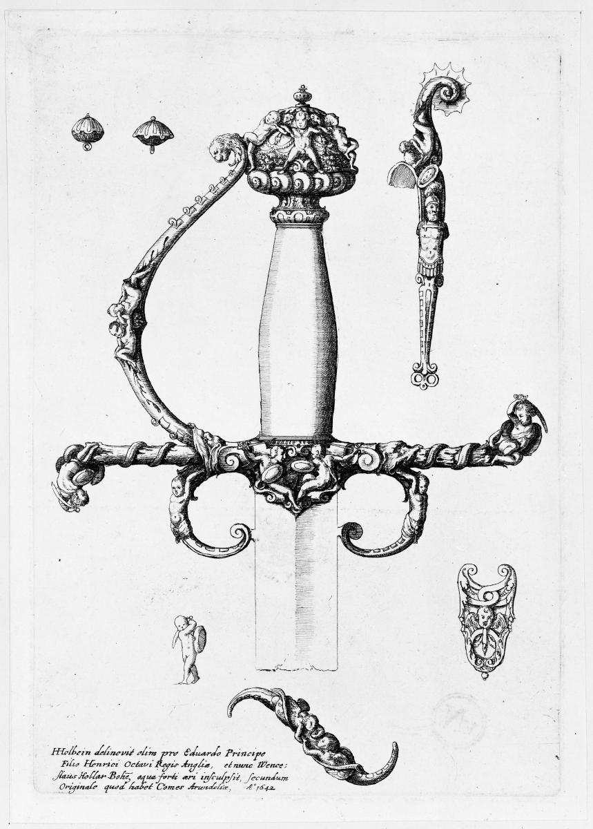 Ornamentaler Schwertgriff