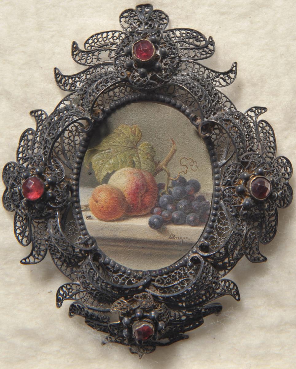 Fruchtstück. Miniatur aus der Sammlung Loewe