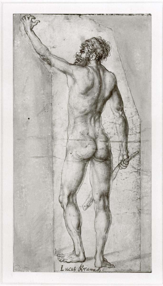 Stehender nackter Mann (Herkules?)