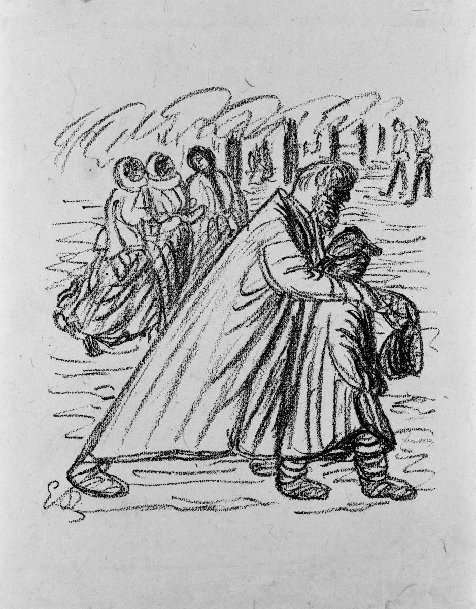 "Eine Steppenfahrt". Blinder Bettler I