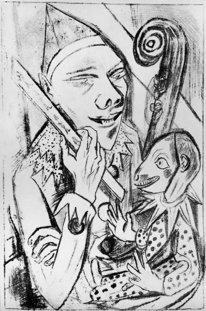 Pierrot und Maske