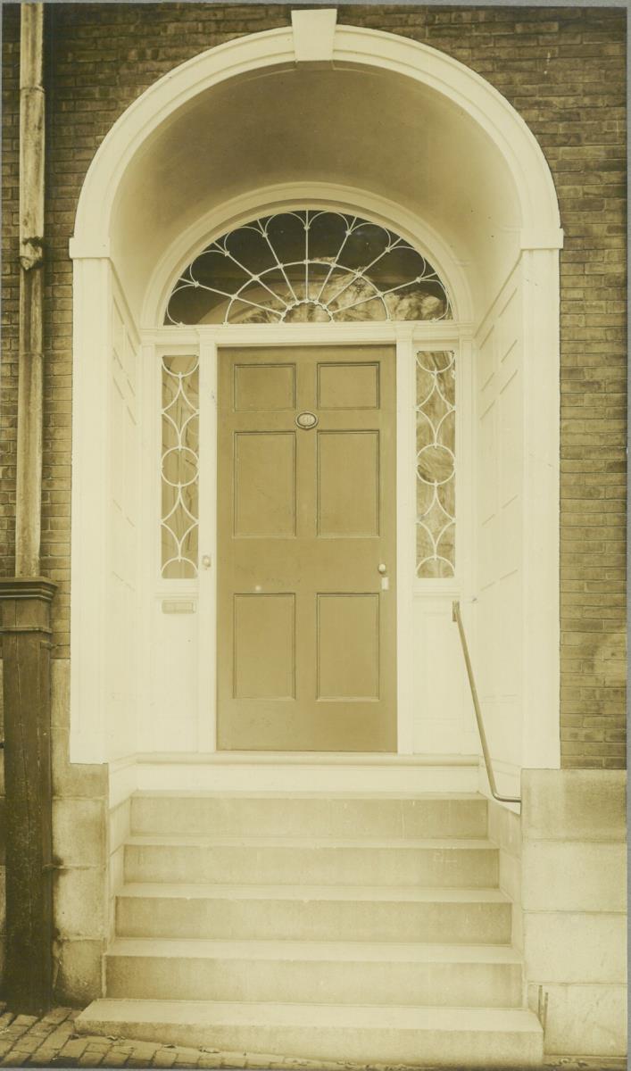 Boston, Mount Vernon Street, Hauseingang
