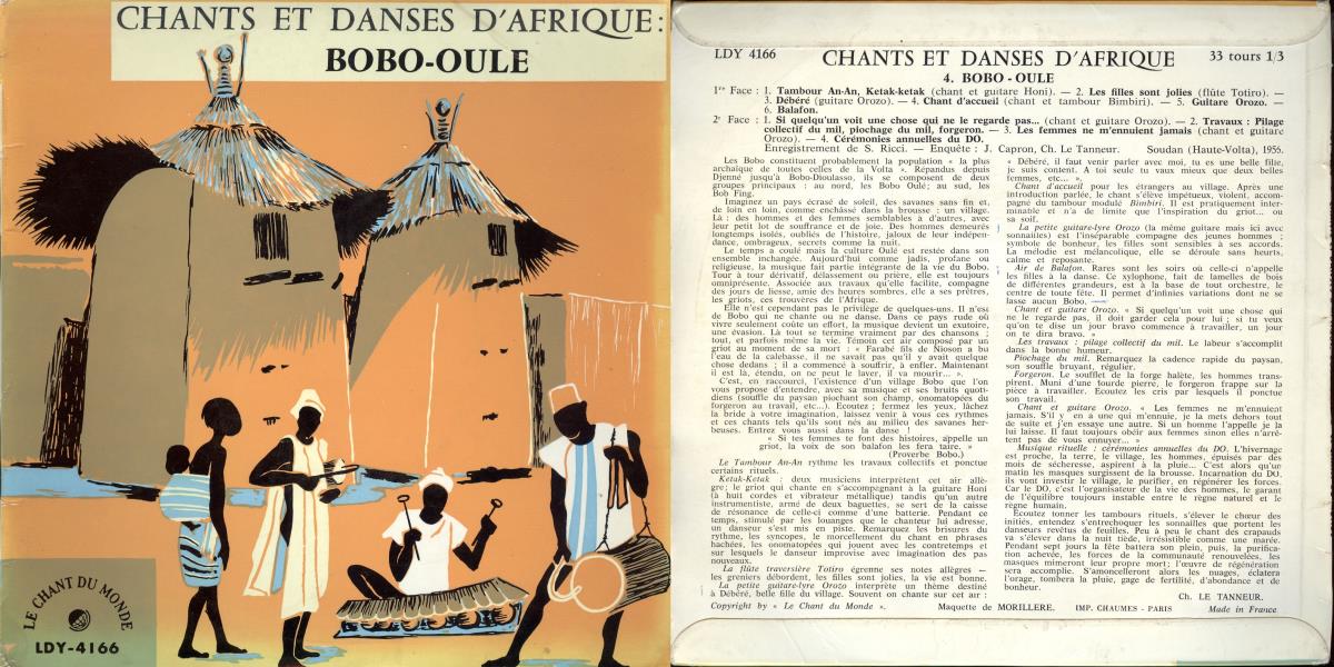 Chants et danses d´Afrique: Bobo-Oule