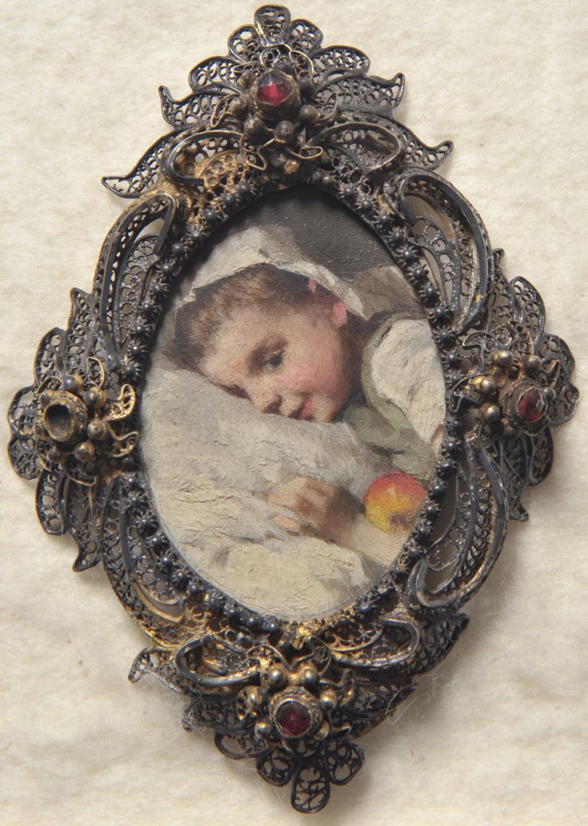 Frühe Morgenstunde. Miniatur aus der Sammlung Loewe
