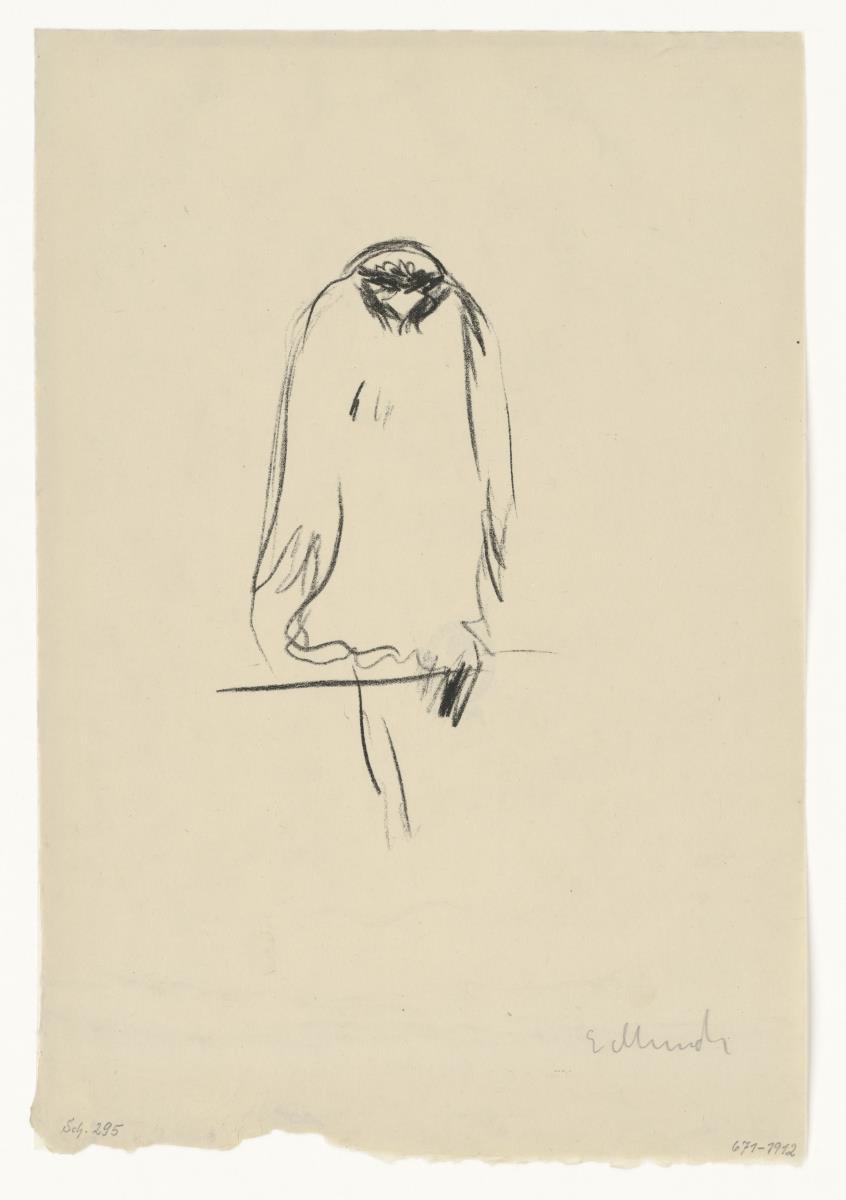 Sitzender Raubvogel (Adler)