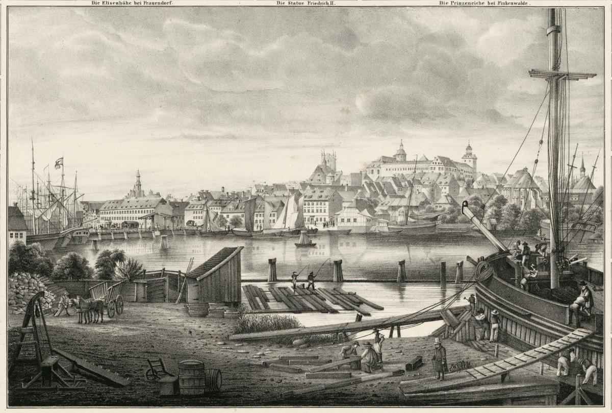Ansicht von Stettin