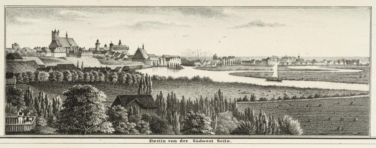 Ansicht von Stettin