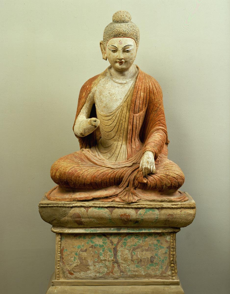 Sitzender Buddha - Die erste Predigt in Sarnath
