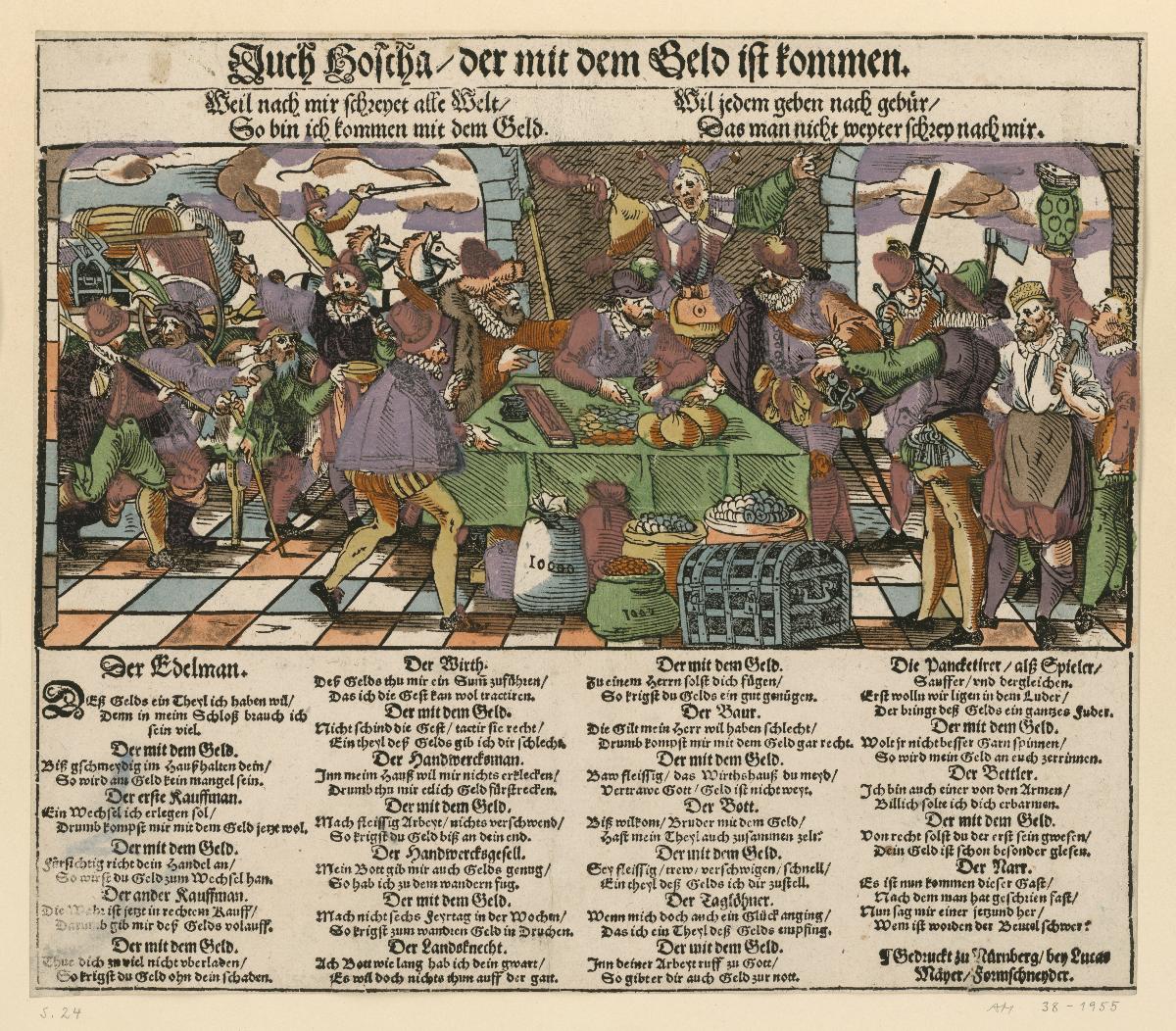Juch Hoscha / der mit dem Geld ist kommen