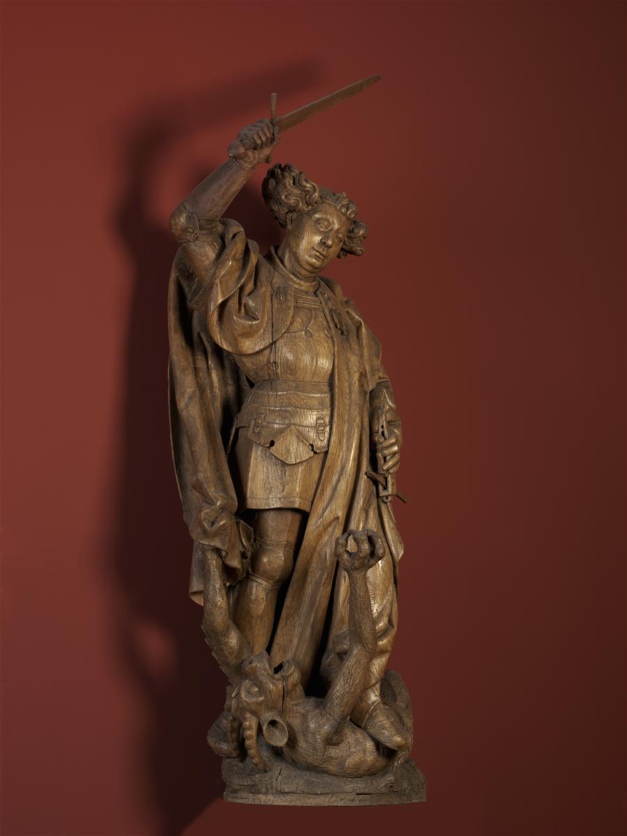 Erzengel Michael im Kampf mit dem Teufel