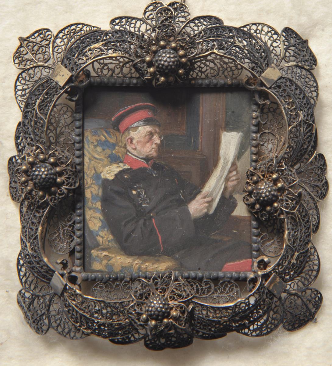 Moltke. Miniatur aus der Sammlung Loewe