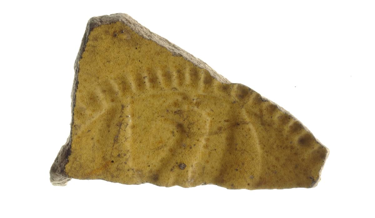 Schale oder Teller, Fragment (Boden)