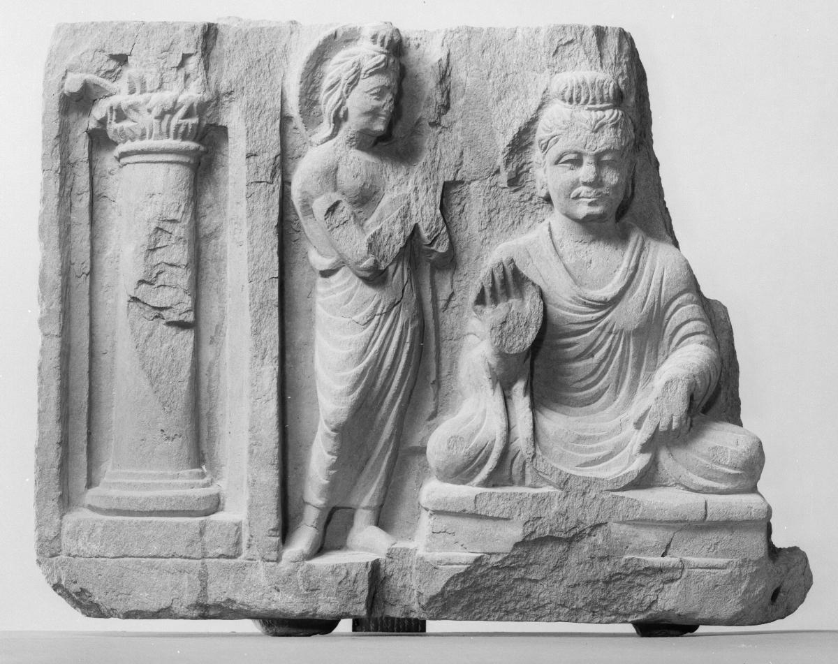 Erzählende Szene (Fragment): Bitte um erste Predigt