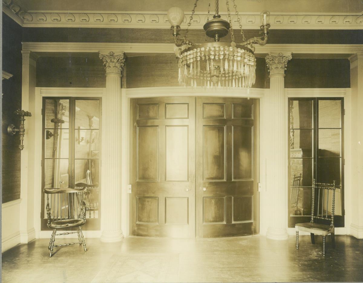 Boston, 39-40, Beacon Street, Nathan Appleton Residence / Appleton-Parker House, Flügeltür