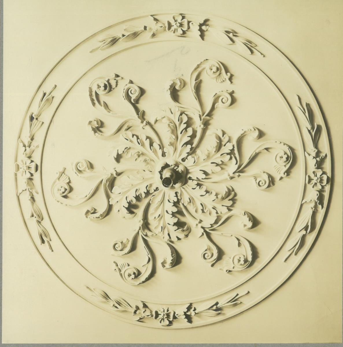 Boston, 39-40, Beacon Street, Nathan Appleton Residence / Appleton-Parker House, Deckenrosette