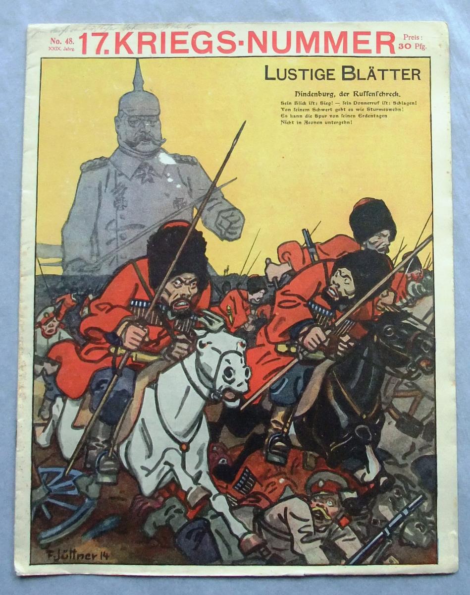 Lustige Blätter. 17. Kriegsnummer. Jg. 29, No. 48