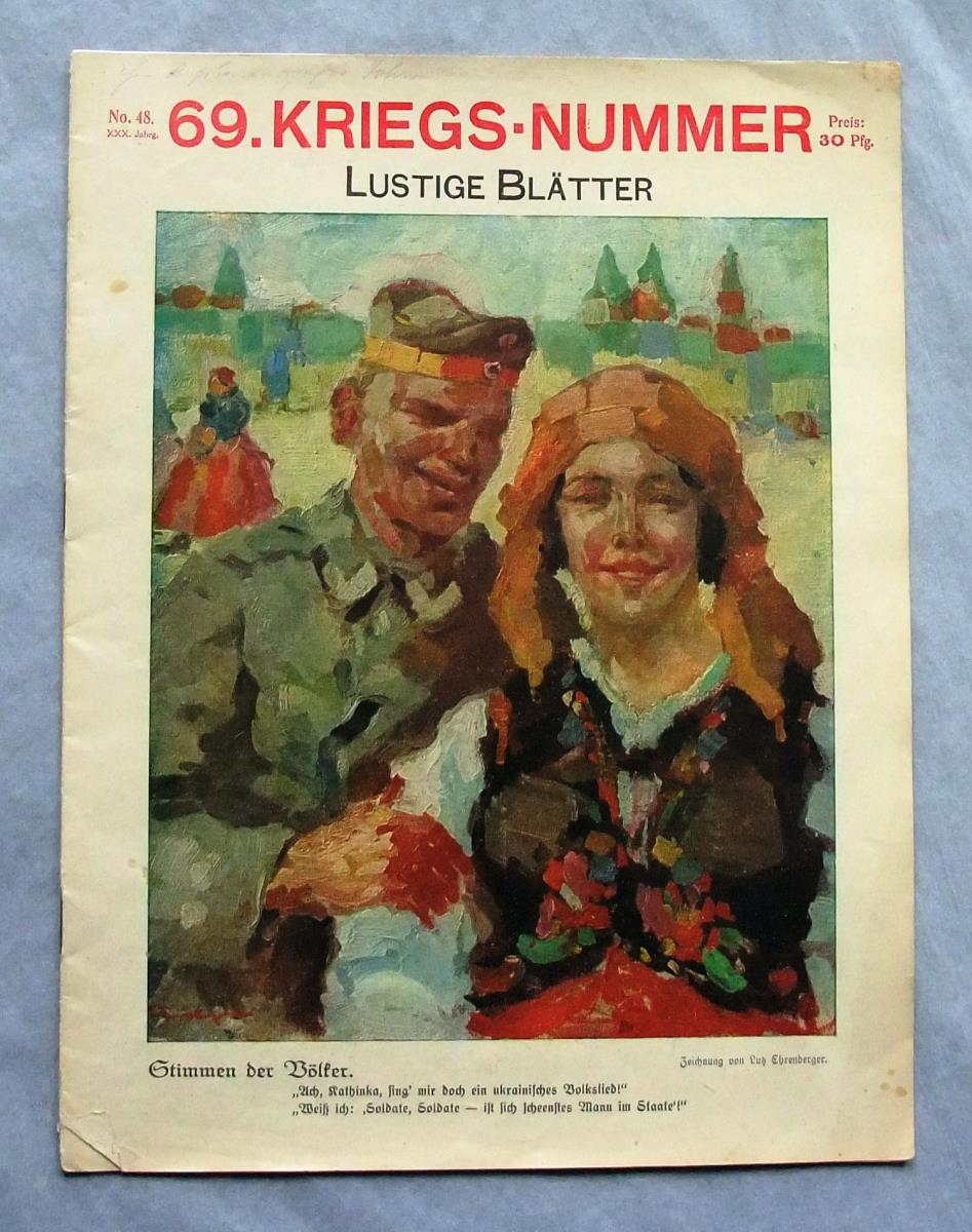 Lustige Blätter. 69. Kriegsnummer. Jg. 30, No. 48