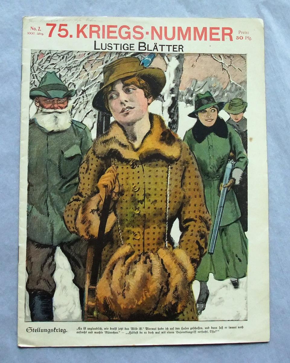 Lustige Blätter. 75. Kriegsnummer. Jg. 31, No. 2