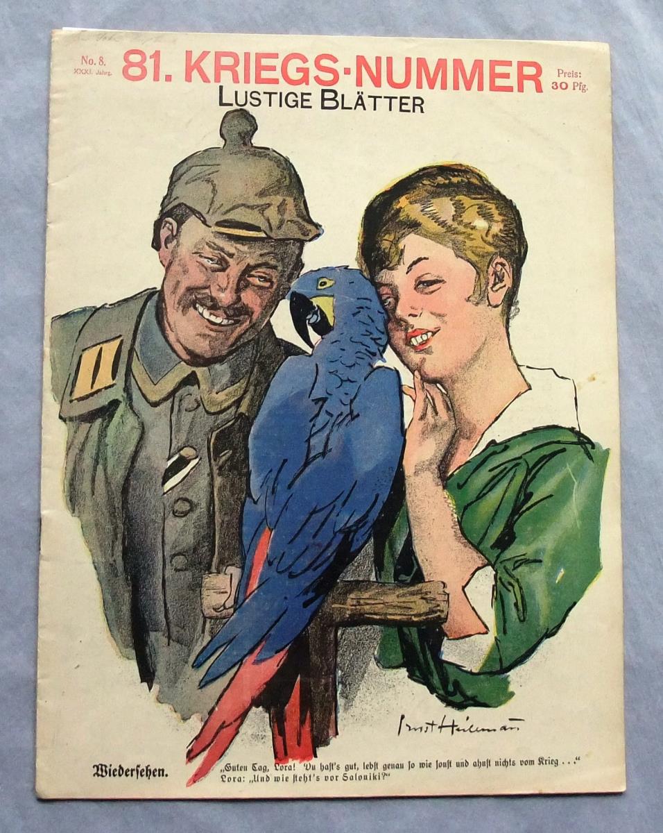 Lustige Blätter. 81. Kriegsnummer. Jg. 31, No. 8