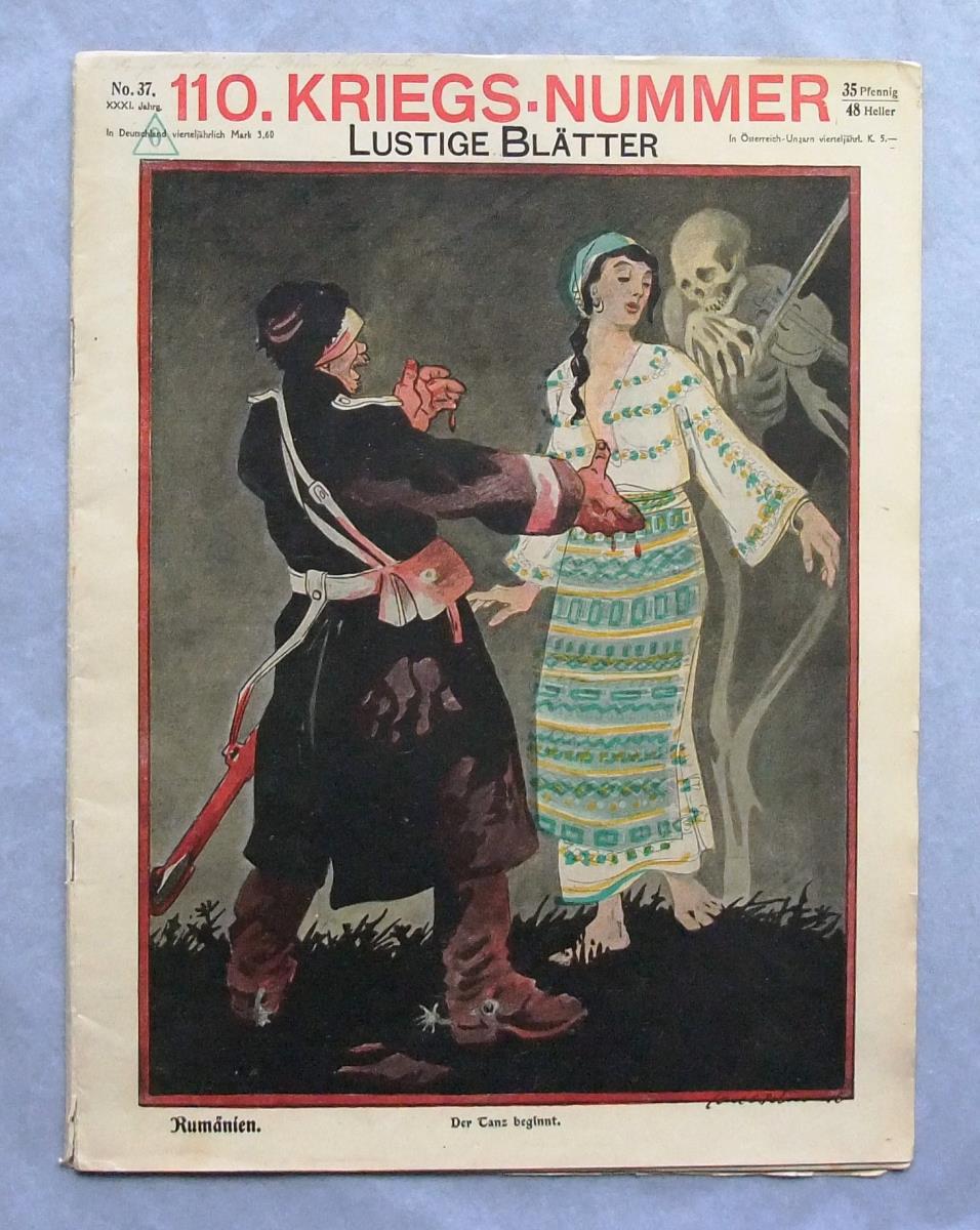 Lustige Blätter. 110. Kriegsnummer. Jg. 31, No. 37
