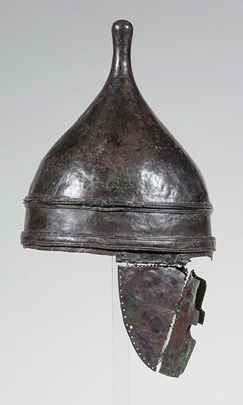 Helm mit Nacken- und Wangenschutz