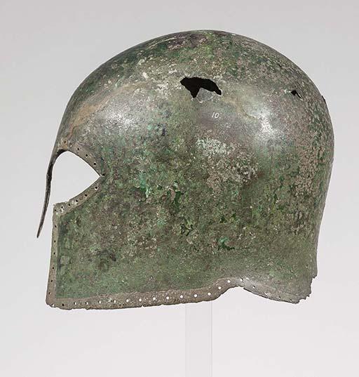 Korinthischer Helm, 1.Stufe