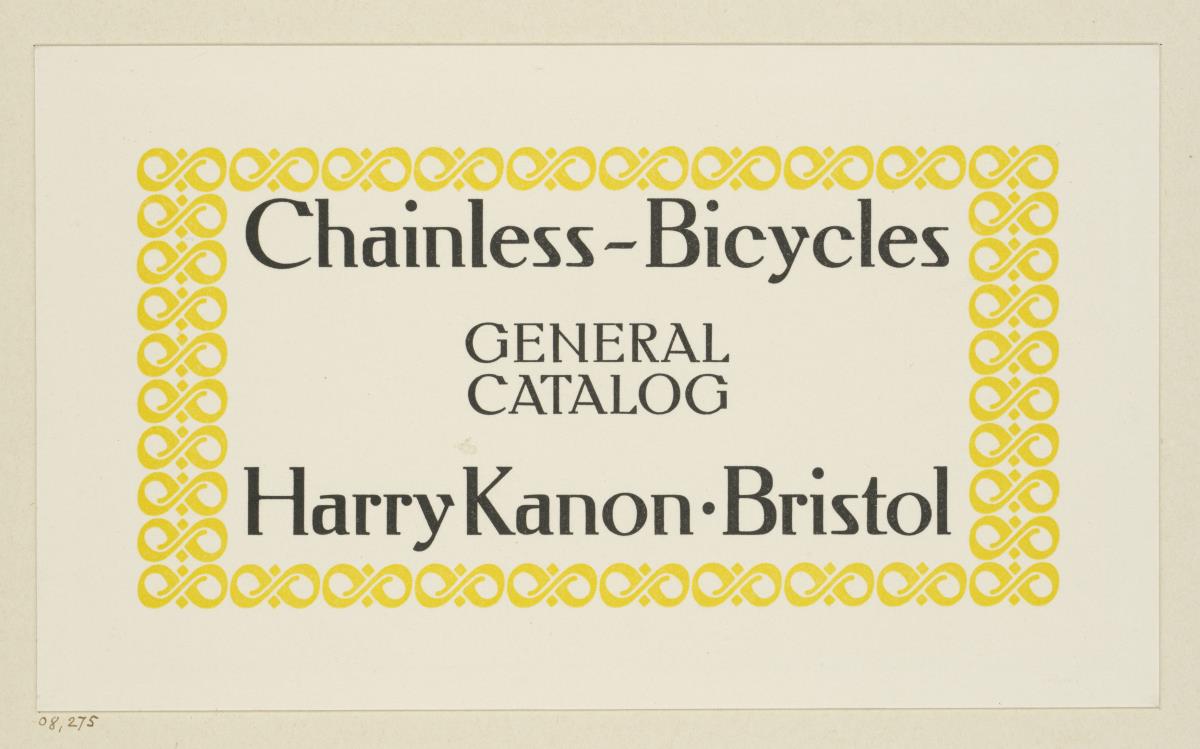 Chainless-Bicycles General Catalog Harry Kanon Bristol