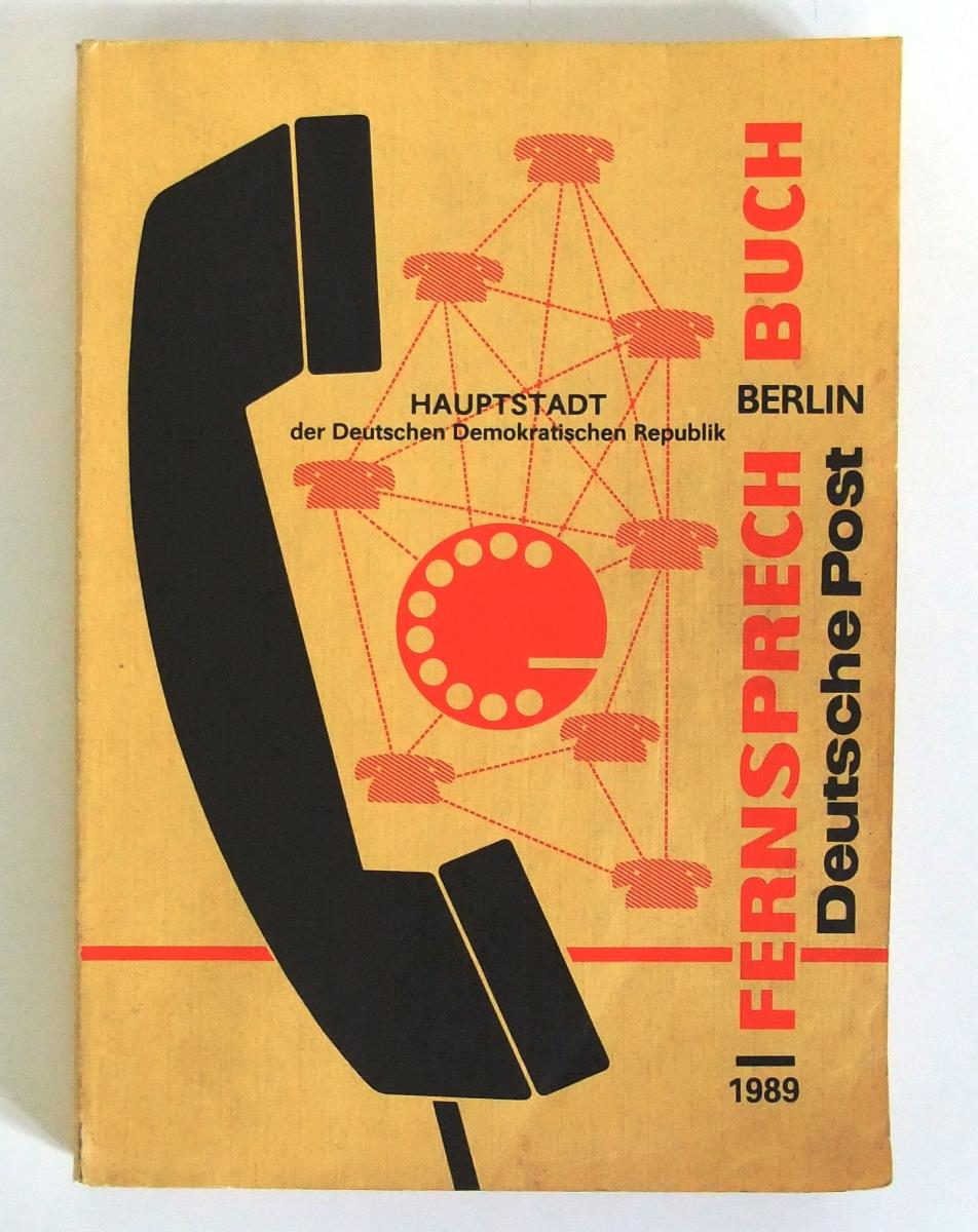 Fernsprechbuch Berlin - Haupstadt der Deustchen Demokratischen Republik