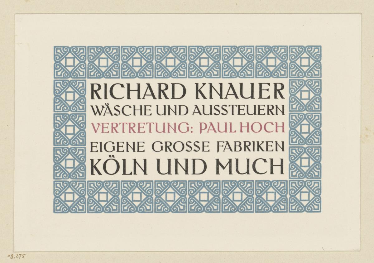 Richard Knauer Wäsche und Aussteuern