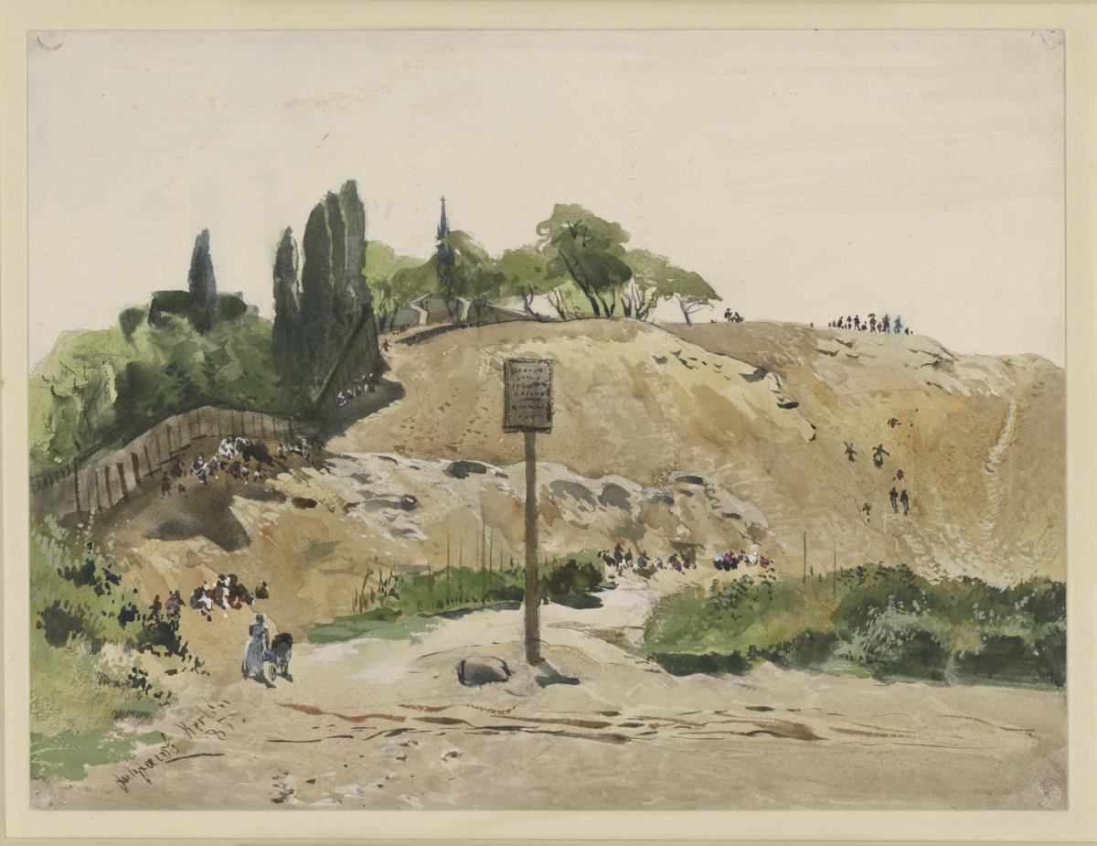 Der Kreuzberg von der Großbeerenstraße aus