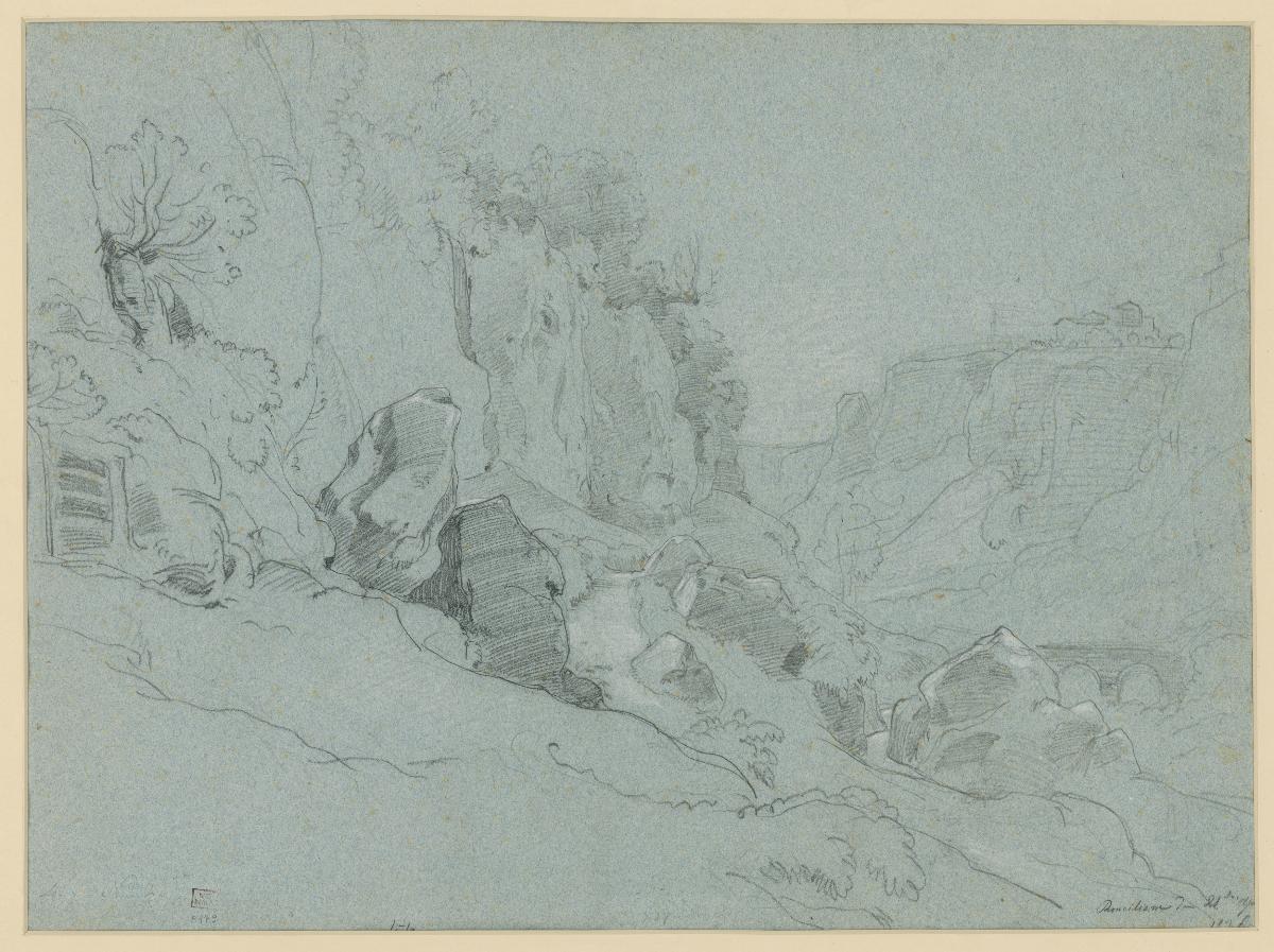 Felsige Landschaft bei Ronciglione