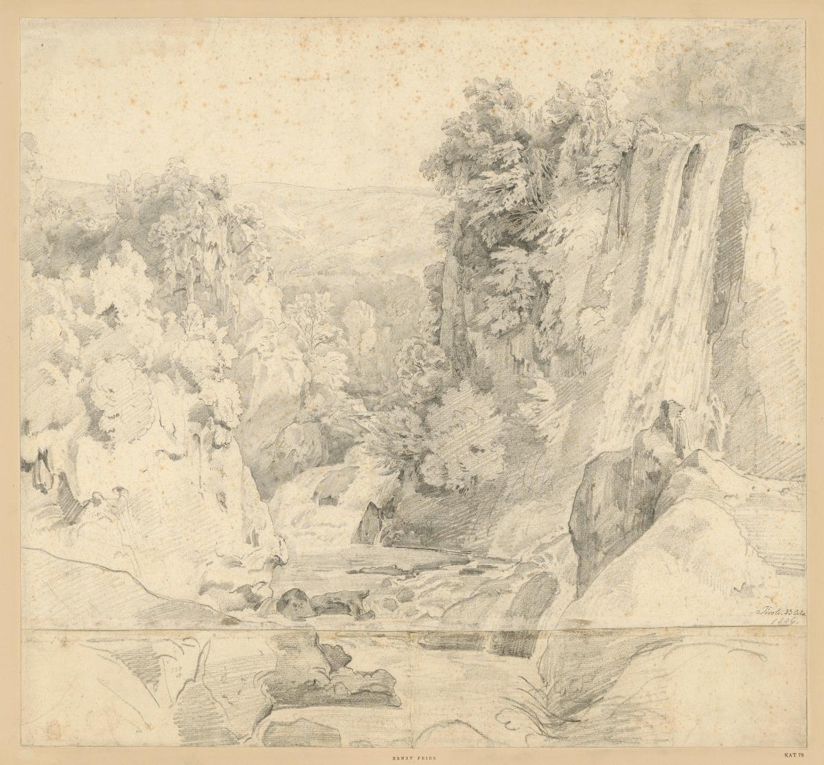 Das Tal des Anio unterhalb von Tivoli