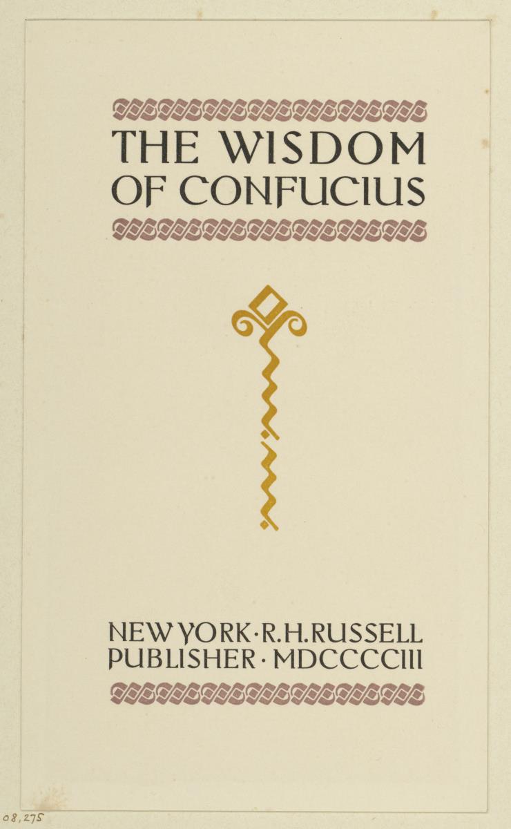The Wisdom of Confucius