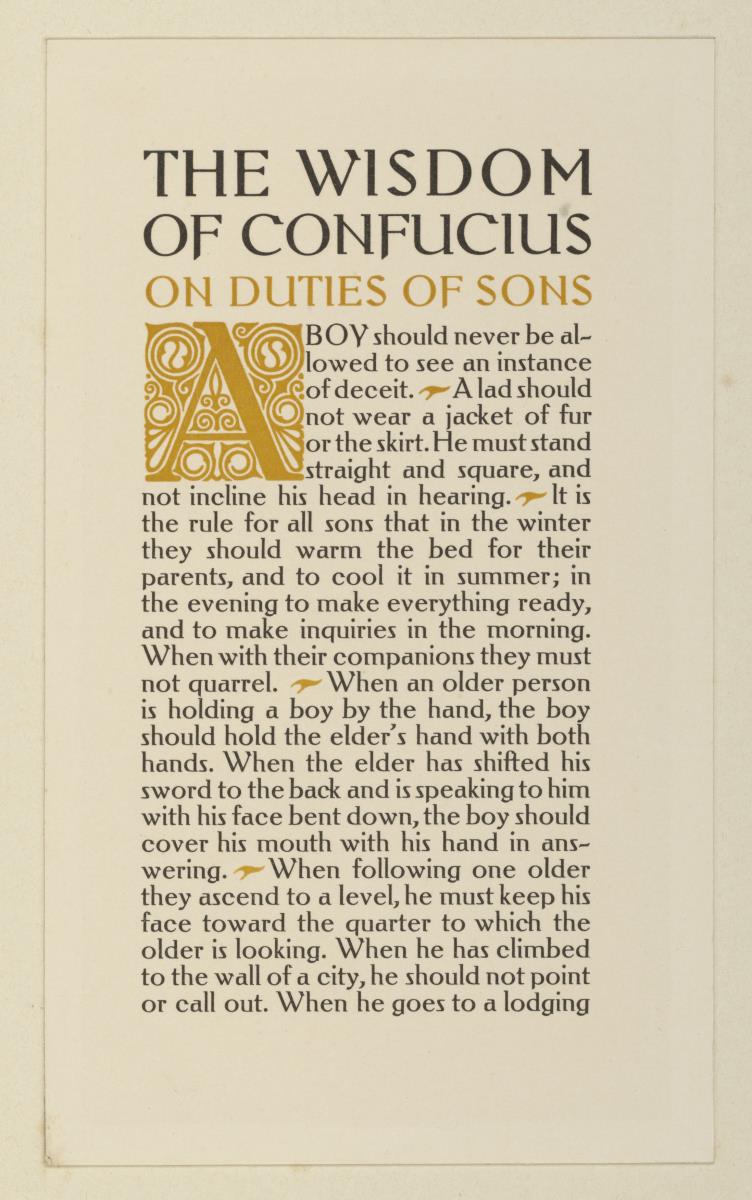 The Wisdom of Confucius