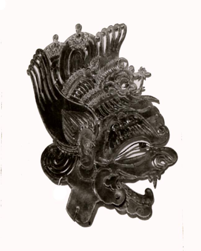 "Drachengott"　皮影戲頭: 龍神