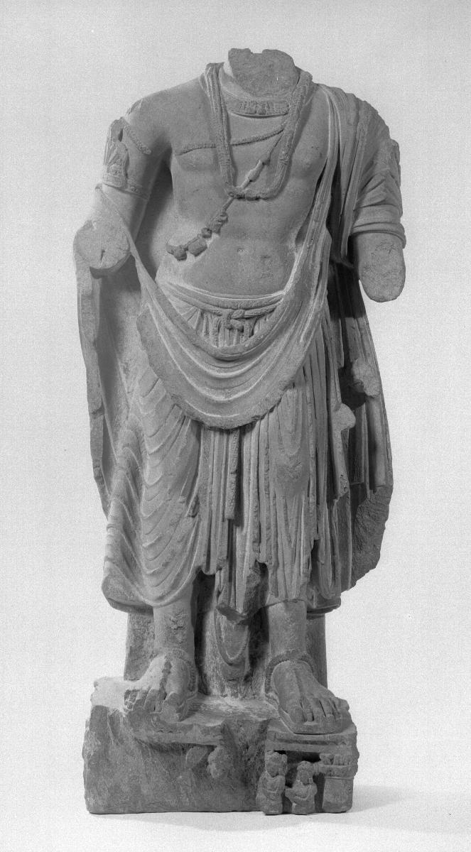 Torso eines stehenden Bodhisattva