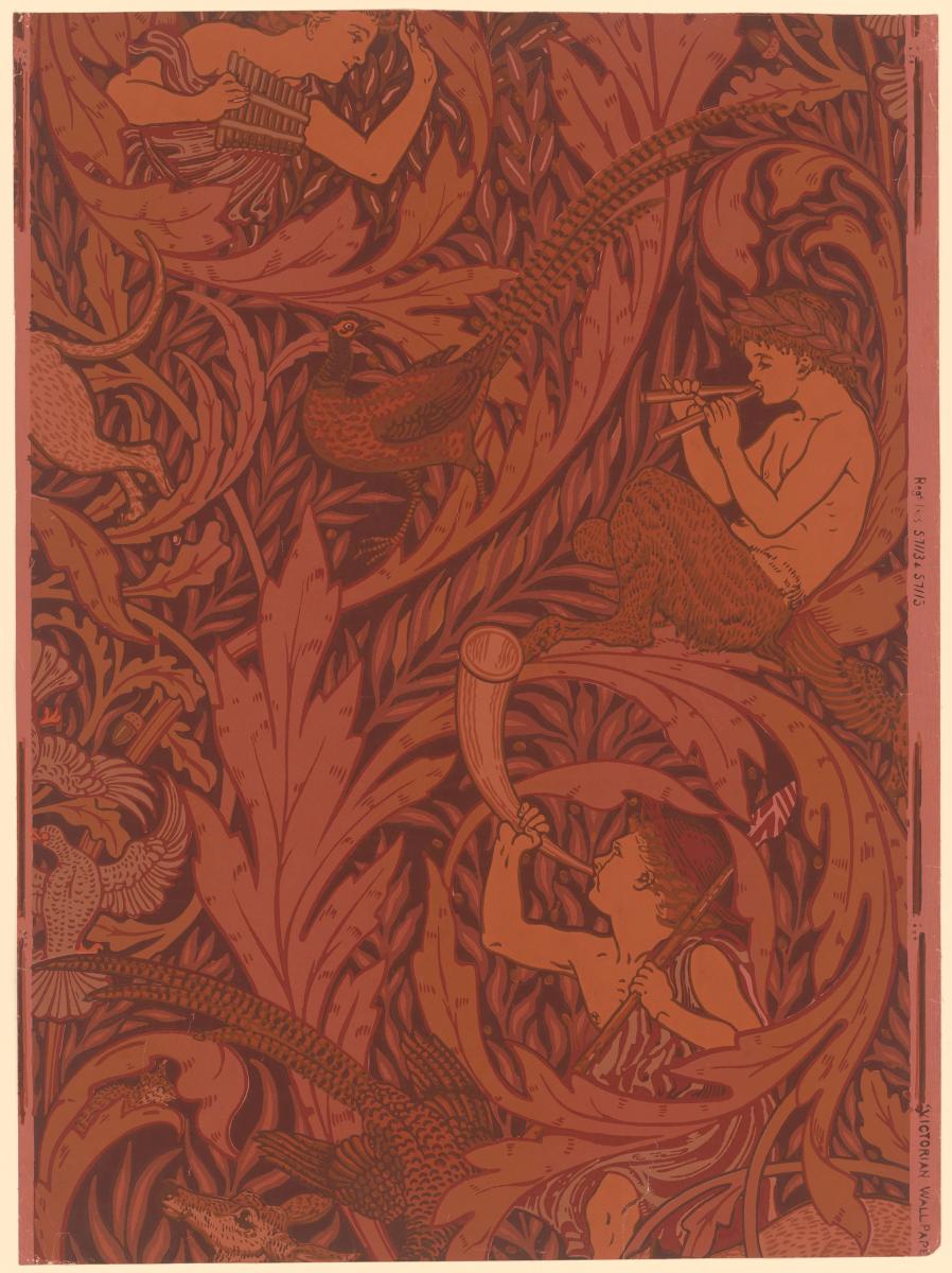 Tapetenmuster Wood-Notes